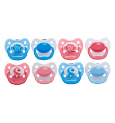 CHUPETE ORTHODONTIC SOOTHERS SILICONA DR BROWN´S 0-6 MESES 2 UNDS